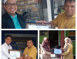 SMP Muhammadiyah Kauman Padang Panjang Apresiasi Kontributor Terbaik