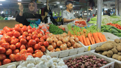 Awal September, Harga Sejumlah Komoditas Turun di Pasar Pusat Padang Panjang