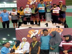 Lapangan Tenis PT Semen Padang Jadi Saksi Bisu Kebersamaan dan Kegembiraan di Fun Tennis 2025