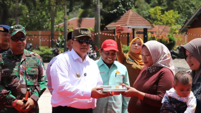 Program MBG Perdana di Padang Panjang Diluncurkan di Kelurahan Ekor Lubuk