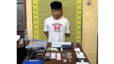 Satresnarkoba Padang Panjang Gerebek Arena Biliar, Pelaku Penyalahgunaan Narkotika Berhasil Ditangkap