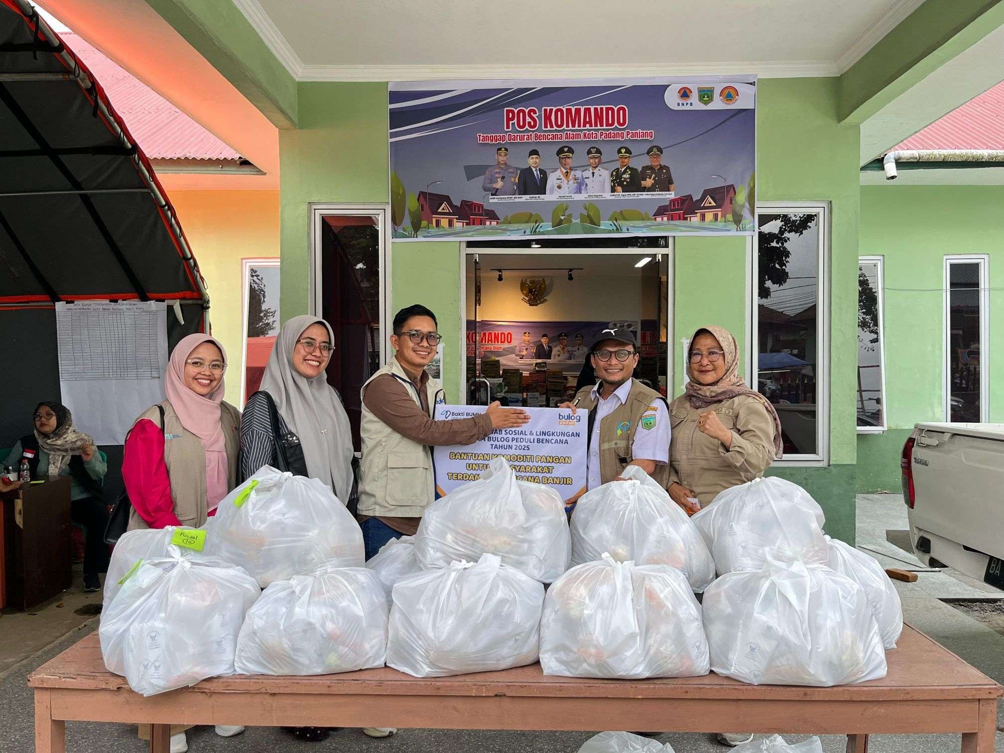 Pemko Padang Panjang Terus Berikan Dukungan kepada Warga Terdampak Bencana