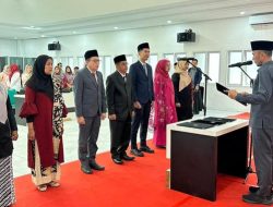 Direktur Perumdam, RSUD Serta Pejabat Administrasi Dan Fungsional Dilantik Wawako Padangpanjang