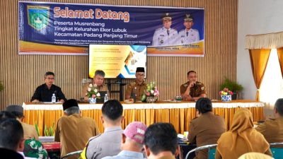 Musrenbang Ekor Lubuk 2026 Fokus pada 15 Usulan Prioritas