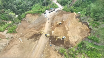 Jalan Putus 150 Meter di Malalak Dikebut BPJN Sumbar, Target Perbaikan Permanen Rampung Desember 2026