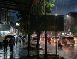 BMKG Peringatkan Hujan Lebat Berpotensi Melanda Sumatera Barat Malam Ini